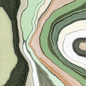 Coastal Yooroorroom 3 - Scrub Country print