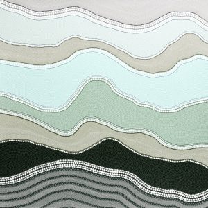 Girliny-Girlinyji Reef 3 - Blue (print)